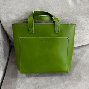 Portland Leather Goods Zip Mini Crossbody Tote Bag